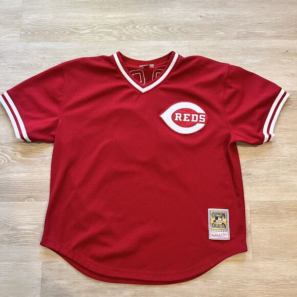 Mitchell & Ness Authentic Pete Rose Cincinnati Reds 1984 Jersey Men's-Size XL - Picture 1 of 7